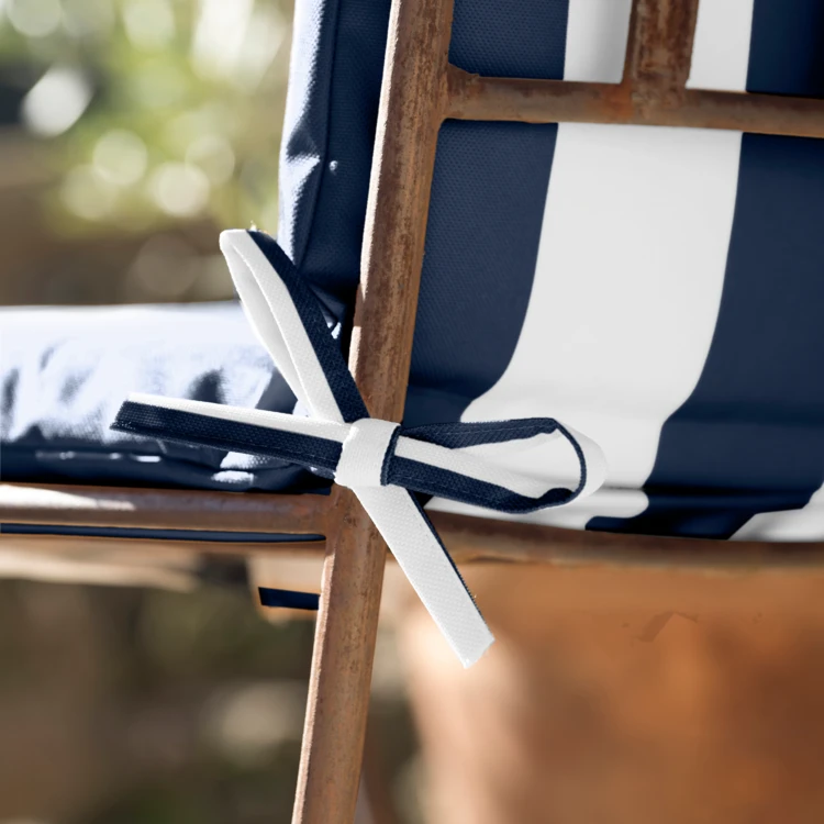 Almofada de assento e de encosto estriada impermeável ARCACHON