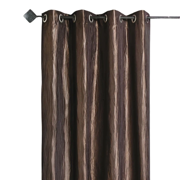 Rideau d'Ameublement en Taffetas Froissé