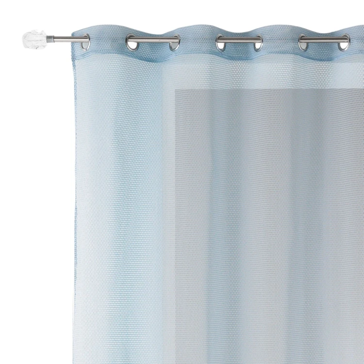 Voilage uni en maille filet