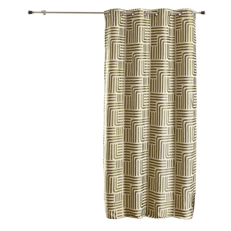 Rideau à oeillets tamisant jacquard