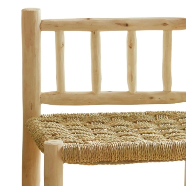 Chaise en bois de laurier et doum