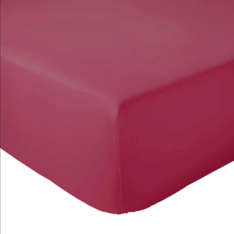Drap Housse Uni bonnet 30 cm 100% Coton