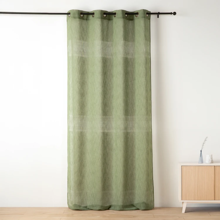 Voilage tamisant ajouré à esprit macramé