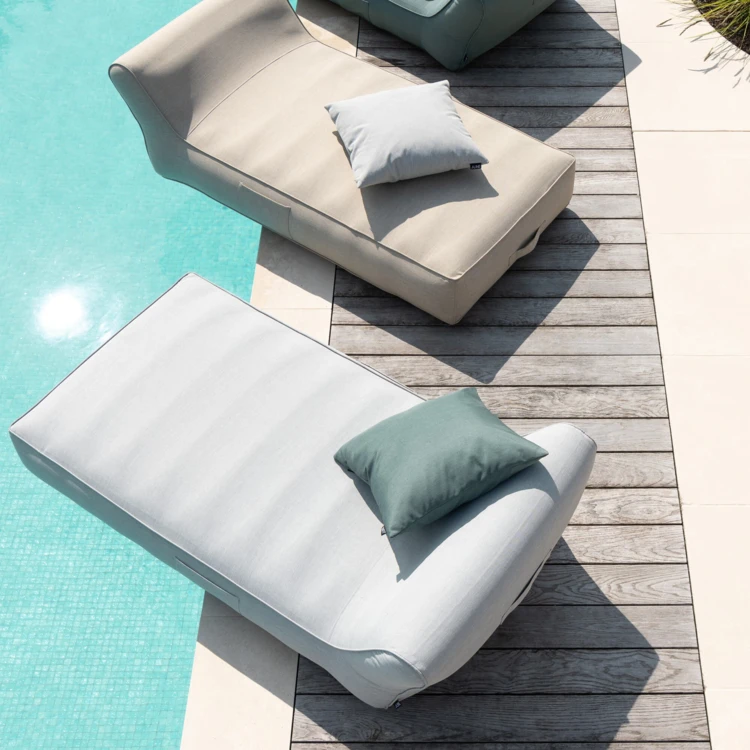 Matelas bain de soleil déhoussable pour extérieur