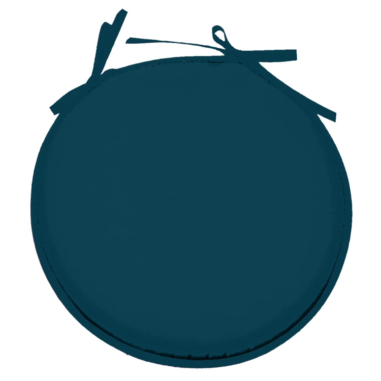 Galette de chaise ronde unie aux multiples couleurs