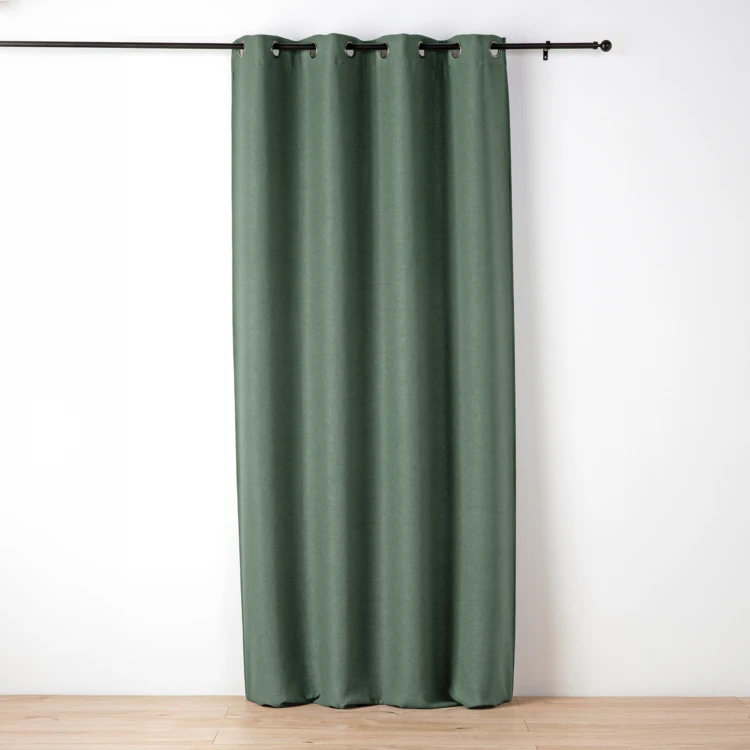 Rideau uni texturé effet bouclé