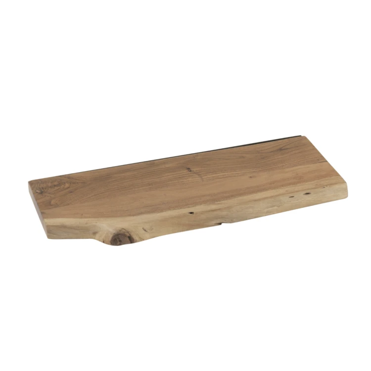 Etagère murale en acacia avec support fixation