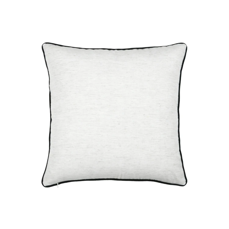 Coussin carré en polylin à motif cœur