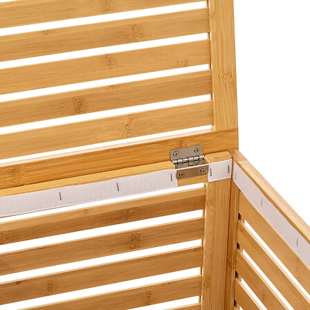 Panier à linge en bambou naturel 65 L