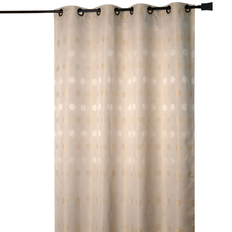 Rideau d'ameublement en jacquard pois bimbo