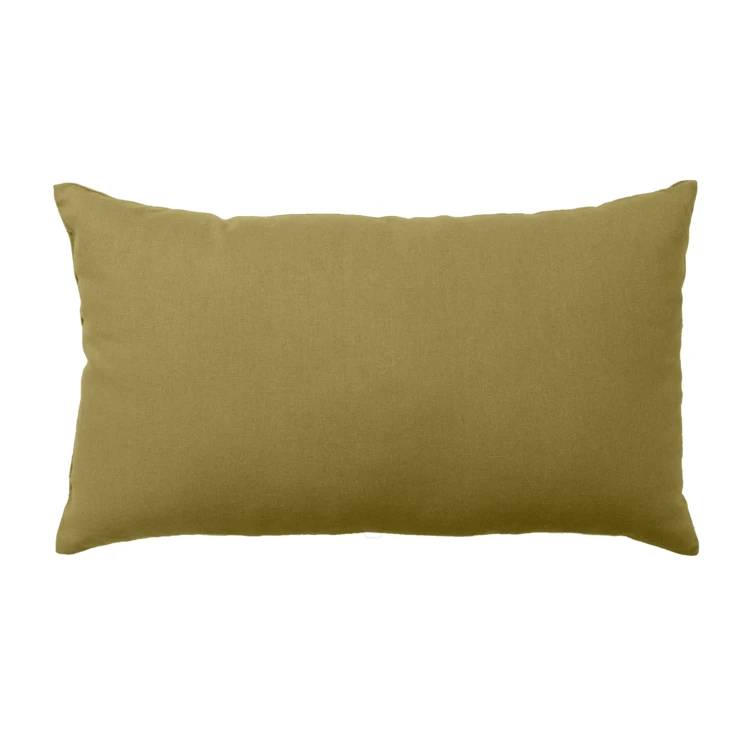 Coussin non déhoussable en coton uni