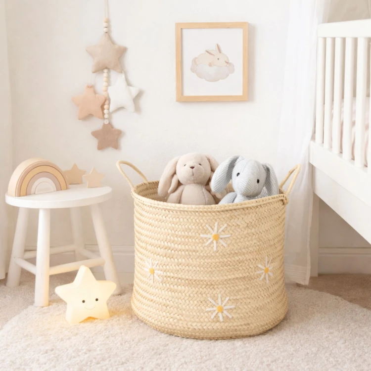 Panier de rangement marguerite