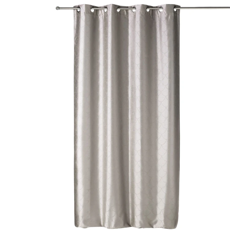 Rideau effet soie motif écaille