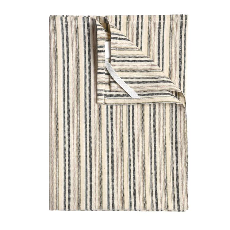 Torchon de cuisine rayures fines en coton