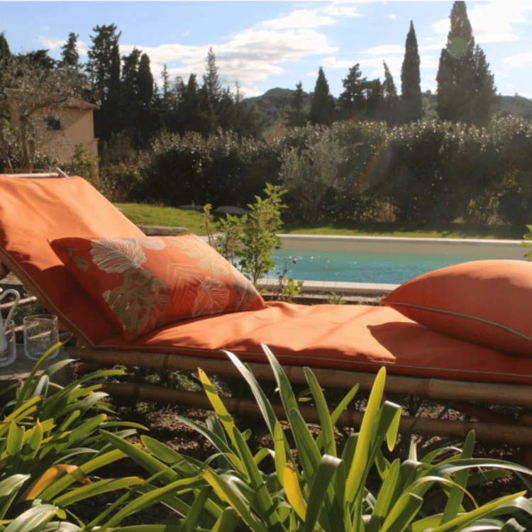 Matelas bain de soleil extérieur