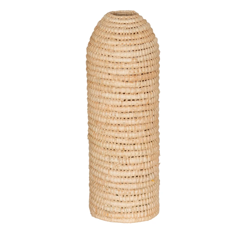 Cache bouteille en paille