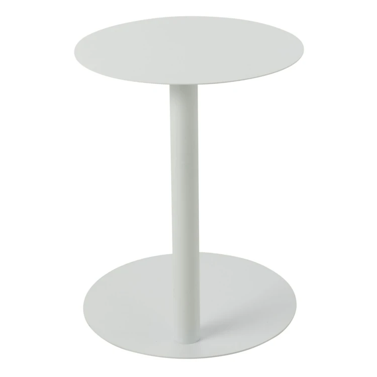 Mesa de centro de metal estilo bistró