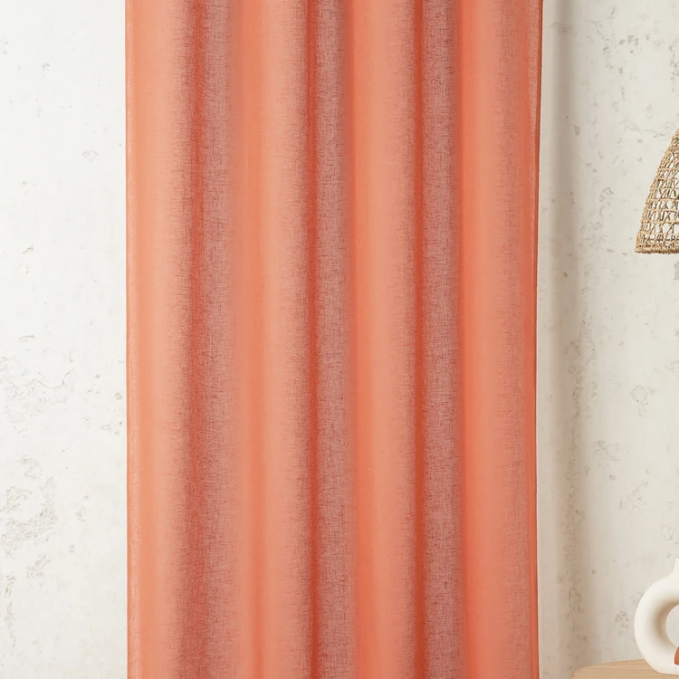 Tissu voile poly-lin uni