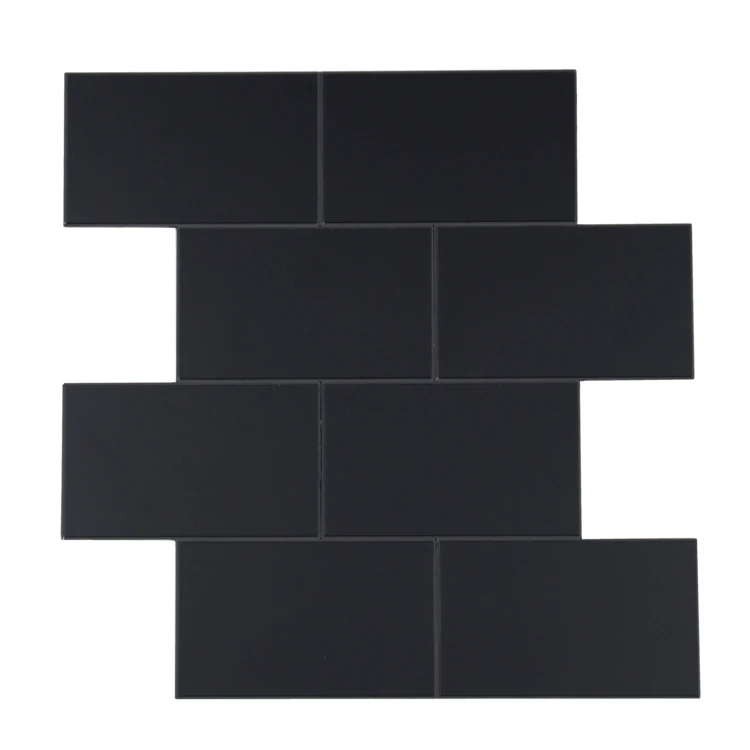 Zelfklevende 3D-wandpanelen met tegeleffect, 4 stuks