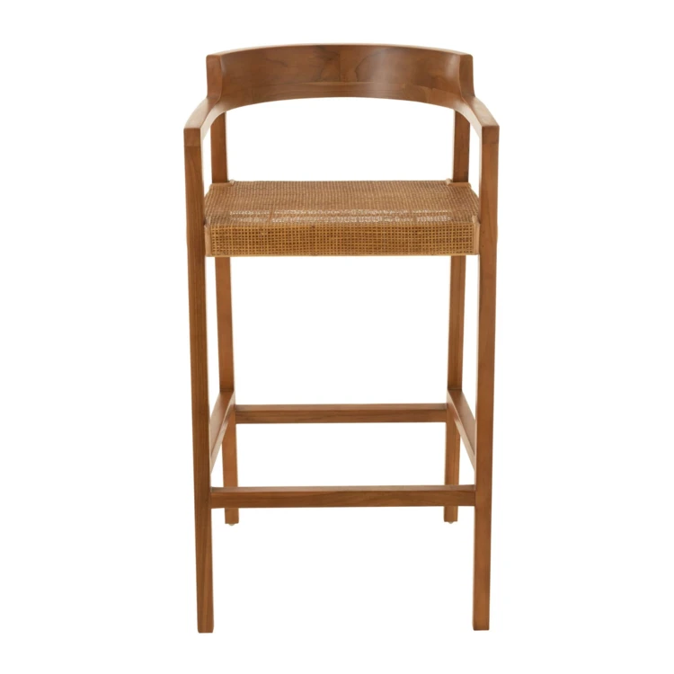 Chaise de bar en teck