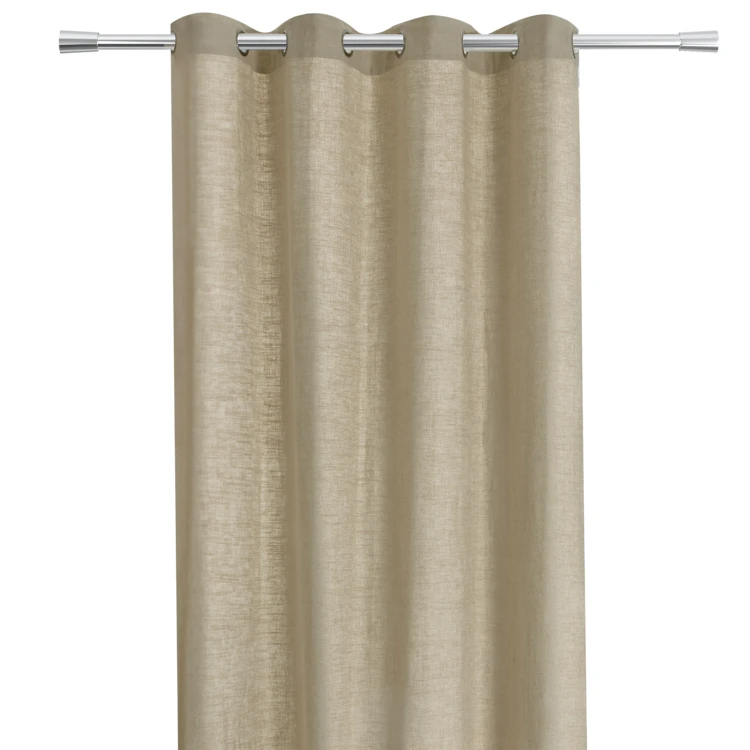 Cortina de lino con ojales