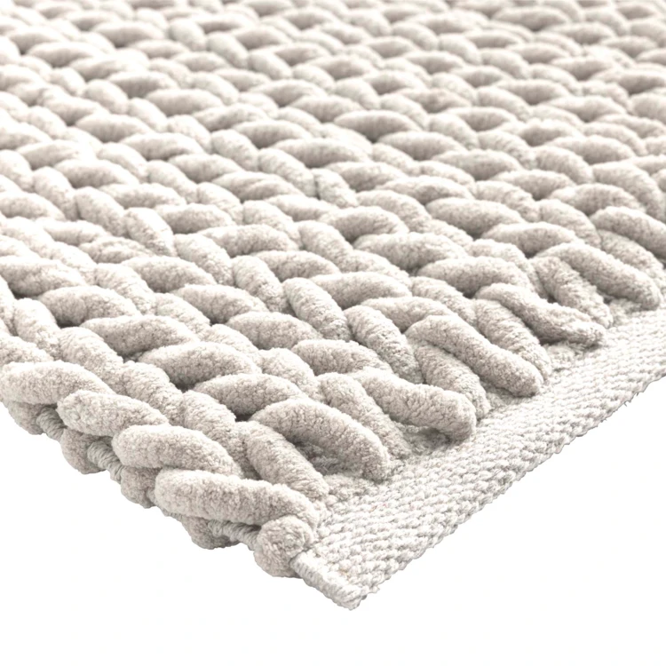 Tapis de bain en chenille douce antidérapant
