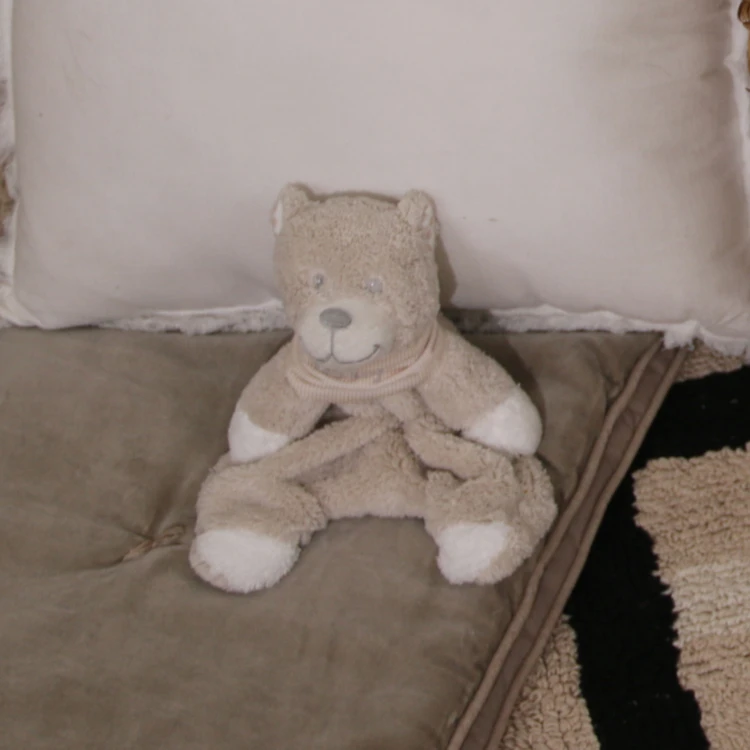 Doudou ours beige