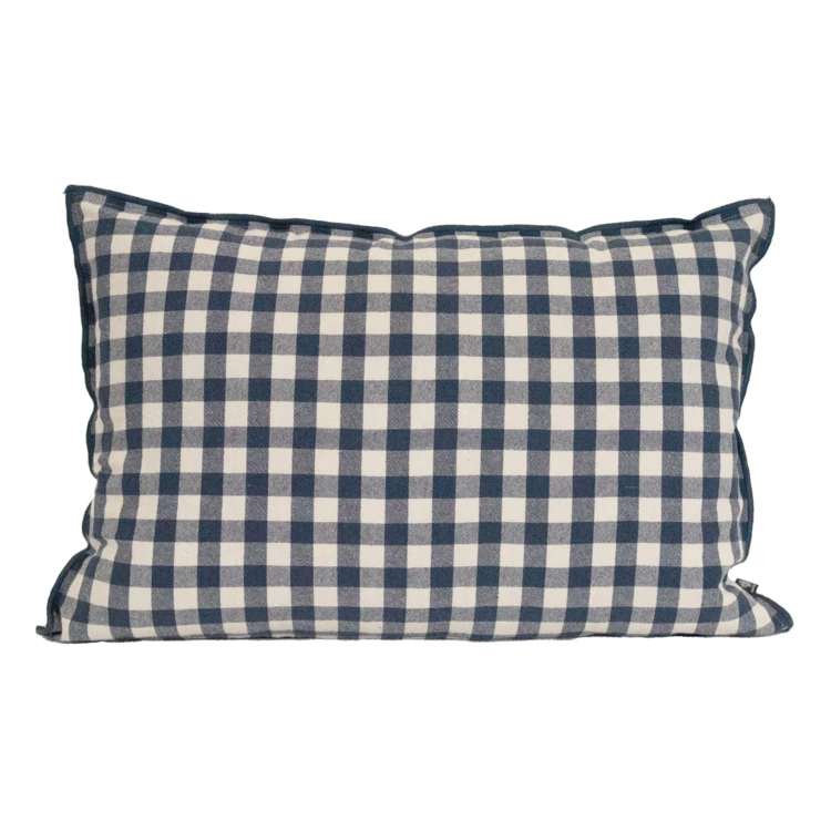 Coussin motif Vichy