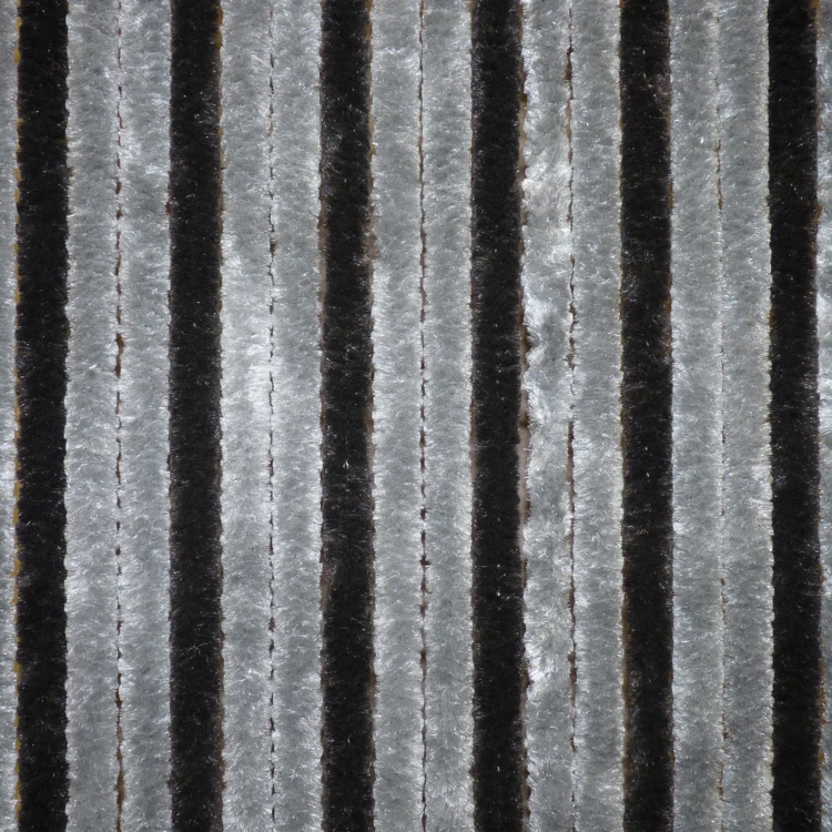 Rideau de porte en chenille bicolore