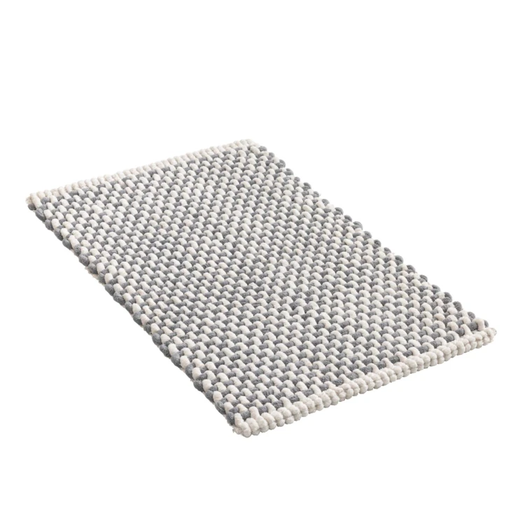 Tapis de bain en polycoton chenille ultra-absorbant