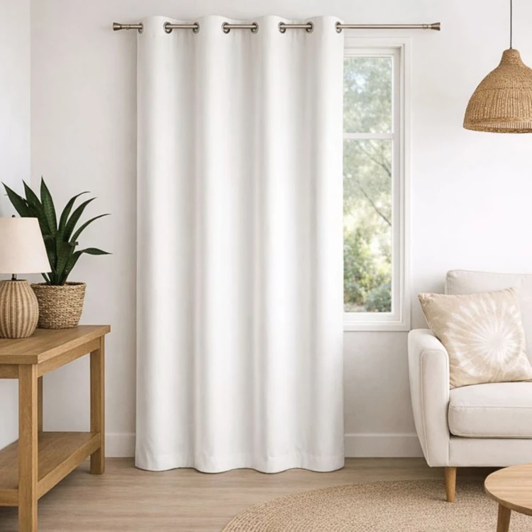 Tenda 100% oscurante unicolore effetto mélange