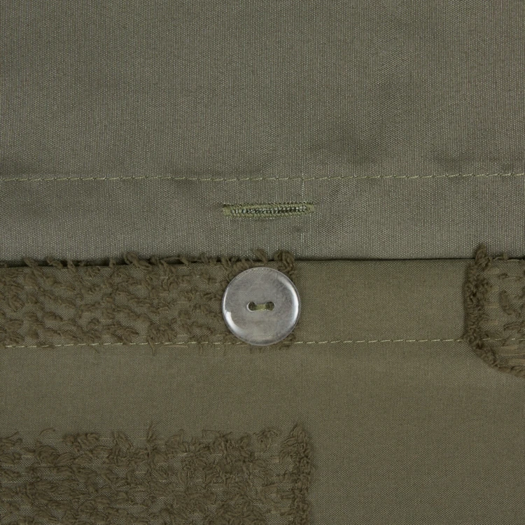 Conjunto de cama de 3 peças com padrão tufado