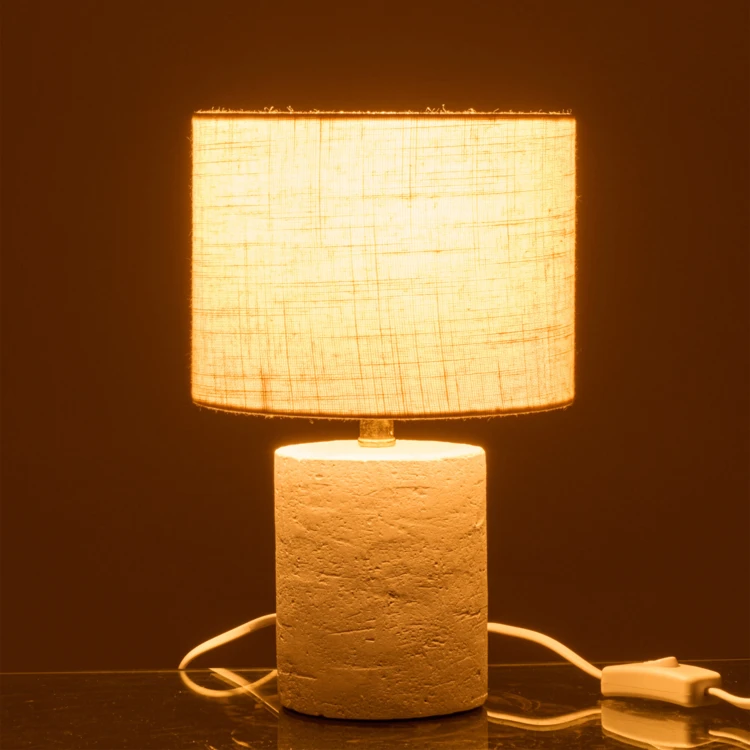 Lampe à poser en poterie
