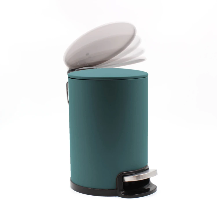 Poubelle de salle de bain métal mat