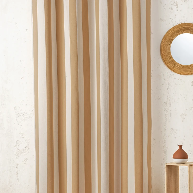 Zweifarbiges gestreiftes Gewebe in Atlasbindung