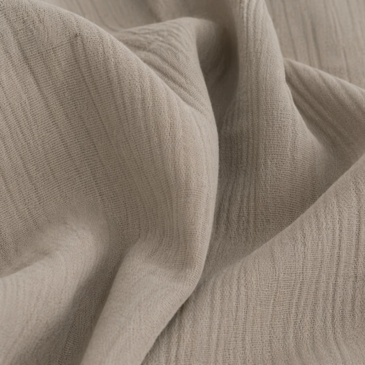 Vorhang aus verstellbarer Baumwollgaze mit Bourdon-Finish