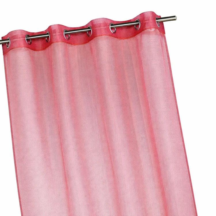 Voilage organza à fines rayures horizontales