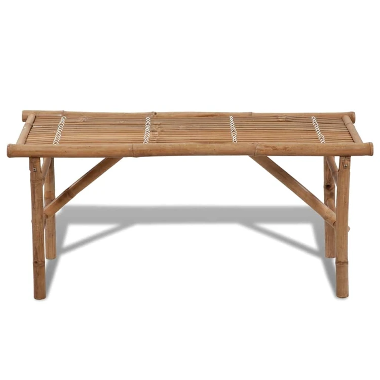 Banc de jardin pliable en bambou