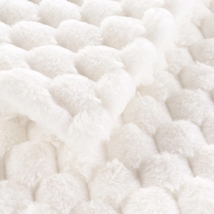 Plaid Frosty Imitation Fourrure / Sherpa