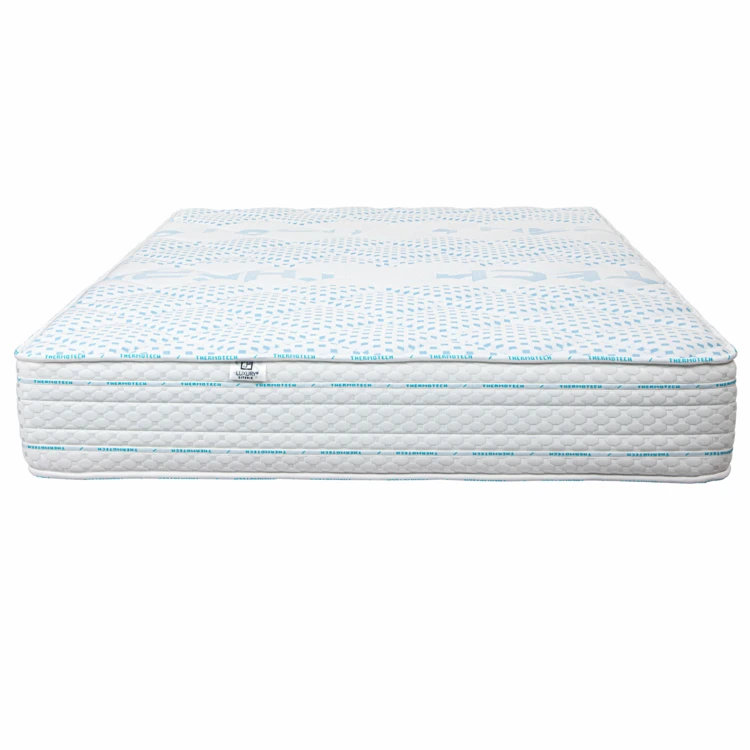 Bettenset mit 24 cm Memory-Schaum-Matratze + beigem Lattenrost + Kissen + Bettdecke