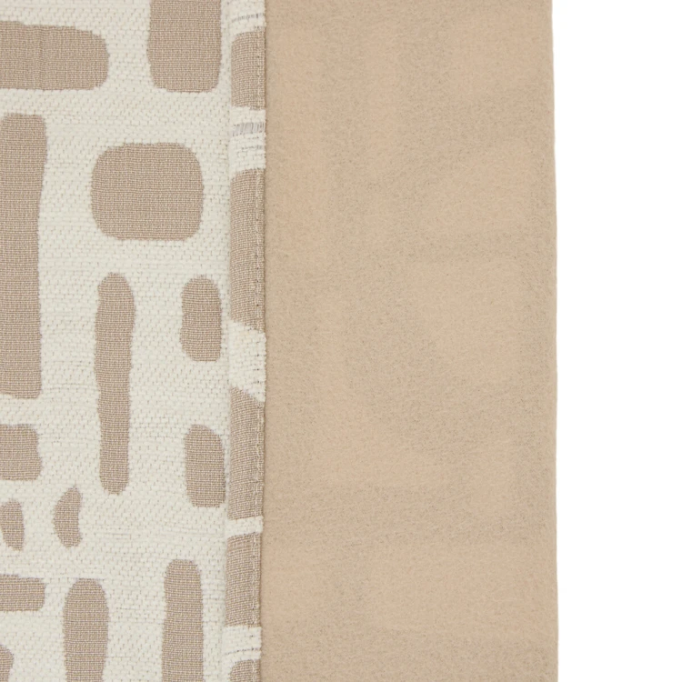 Cortina isolante jacquard com ilhós