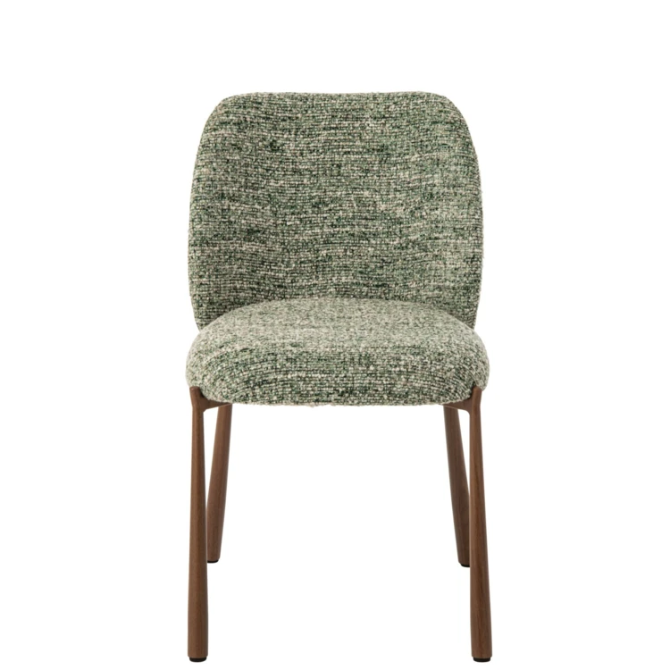 Chaise en métal et textile