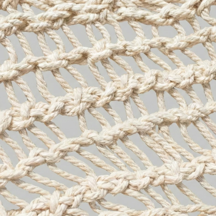 Voile d’ombrage triangulaire macramé polylin