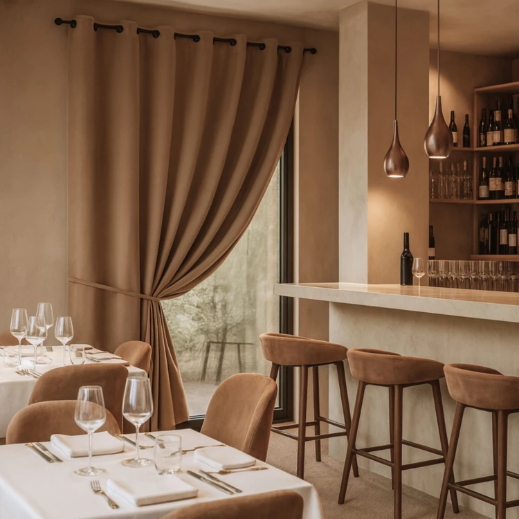 Verdunkelnder Vorhang Flammhemmend Nicht Feuer M1