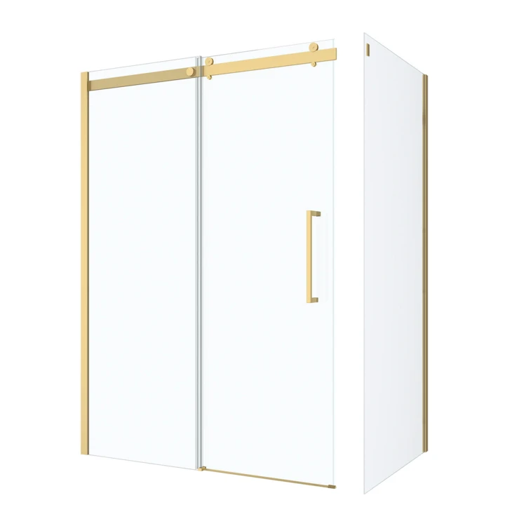 Porte de douche coulissante en verre trempé