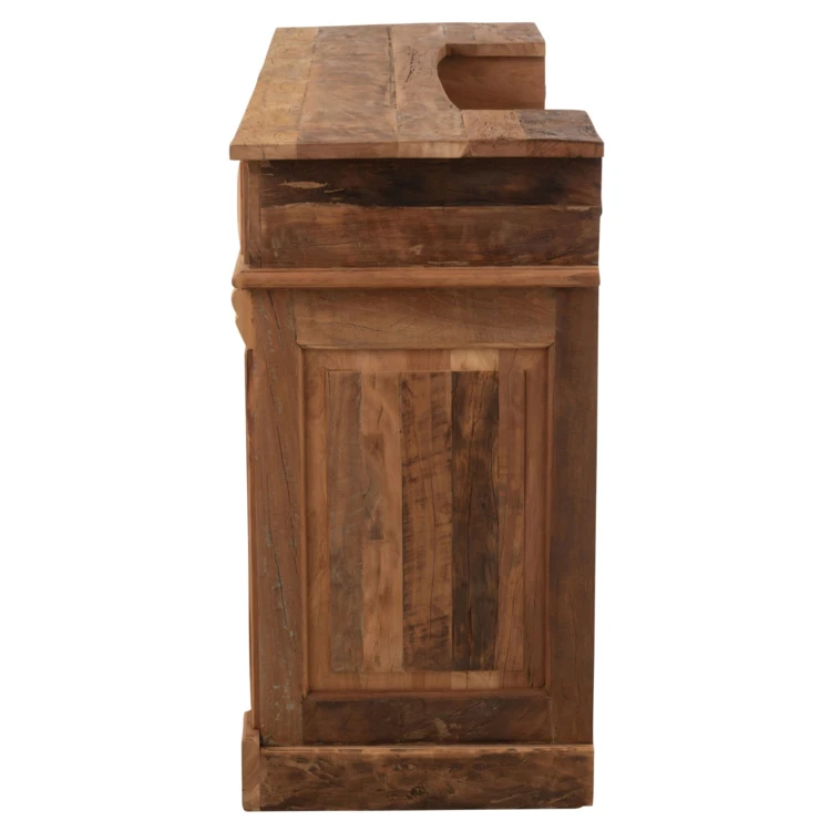 Bar en bois rangements multiples