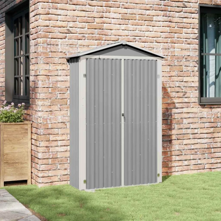 Abri de jardin compact en acier galvanisé