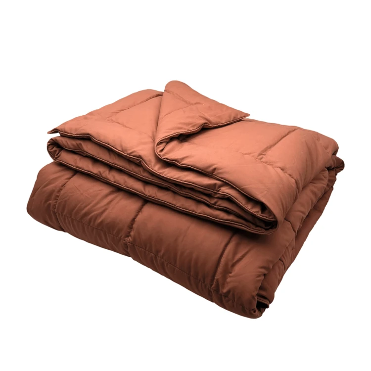 Dessus de lit matelassé peau de pêche Oekotex