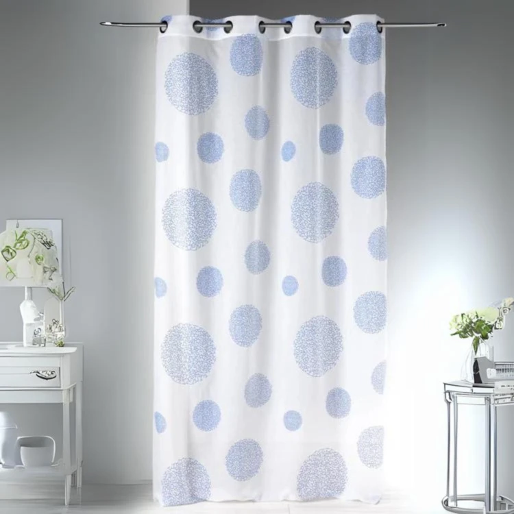 Visillo en Estameña Fantasía Estampado Plata