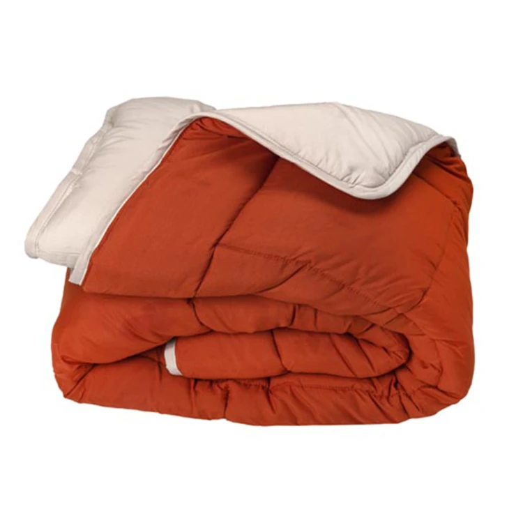 Couette chaude microfibre bicolore 400 gr/m2